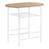 3 Pieces Dining Table Set, Small, Contemporary & Modern - Natural - Image 4