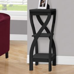 Accent Table, Square, Transitional - Black