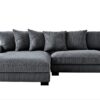 Luxe - Oversized 2 Piece Left Facing Sectional Couches For Living Room, L Shaped Sofa With Chaise - Dark Gray - Image 9