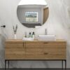 Modern Rectangular Vessel Bathroom Sink - White - Image 5