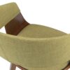 Lowell - Bentwood Dining Chair - Acid Green / Dark Brown - Image 4