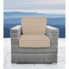 Minnesota - Wicker Club Chair Outdoor - Gray - Image 2