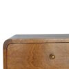 Floating Curved Bedside Table - Chestnut - Image 6
