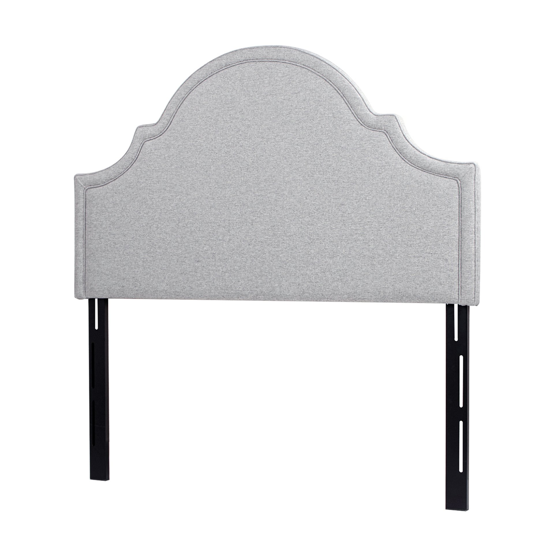 Catherine - Queen Upholstered Headboard - Light Gray - Image 5