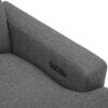 Power Recliner Corner Sofa Home Theater Reclining Sofa Sectional Couches With Storage Box, Cup Holders, USB Ports And Power Socket For Living Room - Dark Gray - Image 23