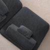 Oversized Modular Sectional Sofa Set With Removable Backrests And Soft Pillows, Deep Seat Couch & Sofa Bed For Living Room - Dark Gray - Image 19