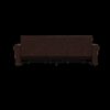 Pull Out Sofa Bed, 3 In 1 Faux Leather Convertible Sleeper Sofa With Nailhead Trim & Rolled Arm Multifunctional Sofa Bed For Living Room - Dark Brown - Image 12