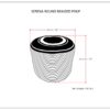 Serena - Round Braided Pouf - Natural - Image 8