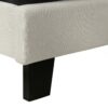 Queen Size Bed, Upholstered, Transitional - Beige - Image 7