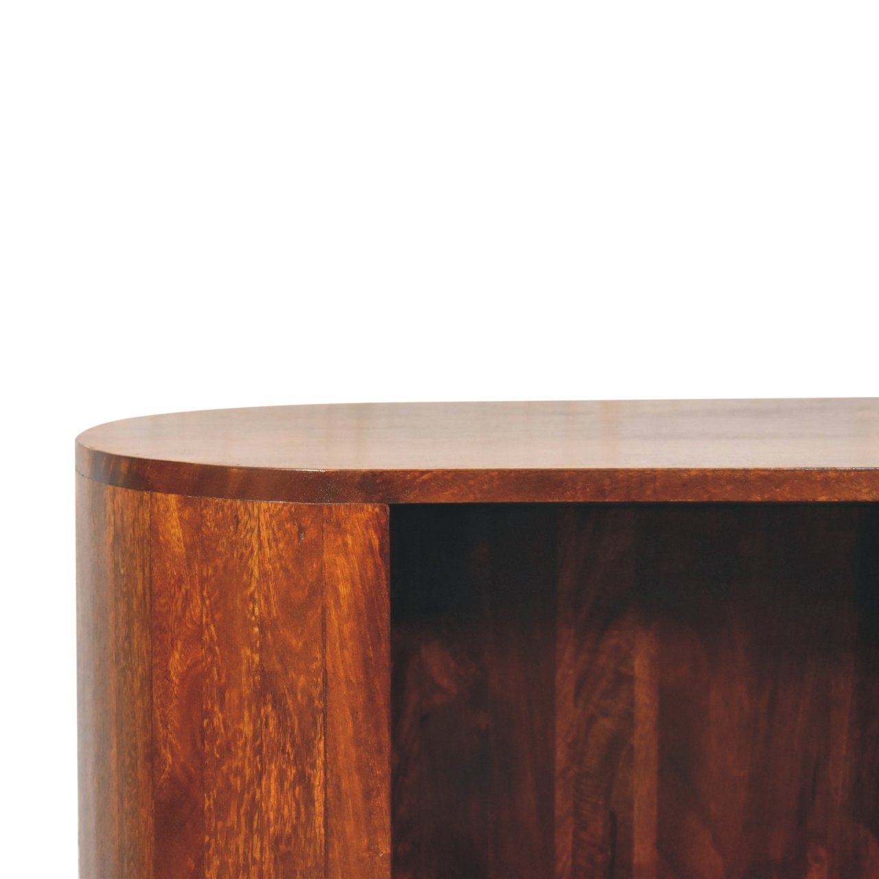 Cortez - T Bar Open Slot Cabinet - Dark Brown - Image 7