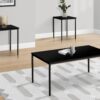 Table Set, Coffee, End, Contemporary, Modern (Set of 3) - Black - Image 10