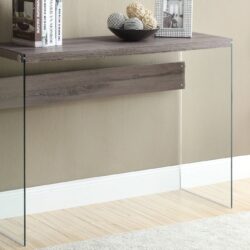 Console Accent Table Narrow For Living Room - Taupe