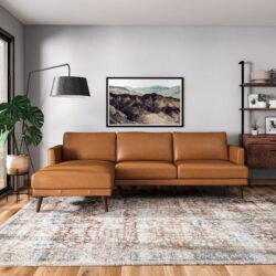 Lore - Left Facing L-Shaped Sectional - Tan