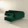 Brooke - Sectional Sofa Right Facing - Green - Image 3