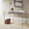 Adela - Writing Desk - Antique Silver - Image 2