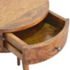 Semi Circle Nightstand - Chestnut - Image 4