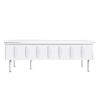 Lift Top Coffee Table With 2 Drawers, Multi Functional Adjustable Coffee Table With Hidden Storage Compartment For Living Room - White - Image 14