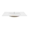 Rectangular Single Vanity Top With 1 Faucet Hole Construction - White - Image 10