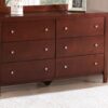 Elegant Transitional Dresser - Cherry - Image 5