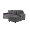 Melody - Sectional Sofa & Pullout Bed - Gray - Image 6