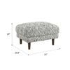 Jurie - Abstract Ottoman - Black - Image 6