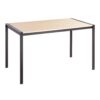 Fuji Boyne - 5 Piece Contemporary Dining Set - Black / Natural / Cream - Image 3