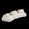 Light Oversized Modular Sectional Sofa Set - Beige - Image 11