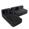 Cloud - Sectional Sofa Upholstered Couch Free Combined Sofa - Black - Image 15