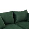 Single Sofa Couch With Storage Space, Movable Ottoman, USB Ports, Cup Holders, Phone Holder - Green - Image 25