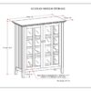 Acadian - Medium Storage Cabinet - Natural Aged Brown - Image 9