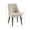 Holls - Dining Chair (Set of 2) - Beige - Image 3