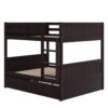 Full Over Full Bunk Bed With Twin Size Trundle - Espresso - Image 9