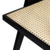 Chandigarh - Arm Dining Chair (Set of 2) With Natural Cane Design / Black - Image 16