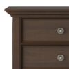 Amherst - Bedside Table - Natural Aged Brown - Image 7