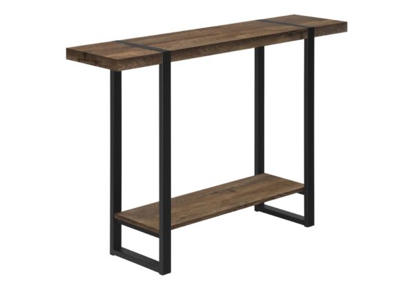 Accent Console Table For Entryway, Contemporary & Modern - Brown
