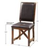 Lancaster - Dining Chair Upholstery - Chocolate - Image 3