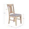 Sonoma - 4 Piece Dining Set - Natural - Image 11