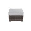 Outdoor Ottoman With Cushion - Brown - Image 5