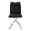 Dining Chair, Side, Upholstered For Dining Room, Contemporary Comfortable Seating (Set of 2) - Black - Image 2