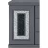 Ariya - Buffet With Clear Glass Inlay - Dark Gray - Image 4