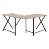 Computer Desk, Home Office, Corner, L Shape, Laptop, Contemporary & Modern - Taupe - Image 5