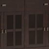 Artisan - Large 4 Door Sideboard Buffet - Dark Chestnut Brown - Image 8