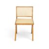 Chandigarh - Dining Room Chairs With Rattan And Solid Wood (Set of 2) - Natural - Image 5
