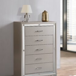 Alana - Chest - Silver Champagne