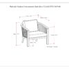 Parkside - Outdoor Conversation Chair (Set of 2) - Natural - Image 11