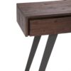 Lowry - Console Sofa Table - Distressed Charcoal Brown - Image 6