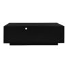 Modern High Glossy Rectangle Coffee Table, Accent Furniture With 16 Color LED Lights For Living Room - Black - Image 8