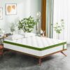 12" King Hubrid Mattress With Gel Memory Foam And Pocket Springs - Green - Image 2