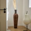 Tall Standing Designer Floor Vases With Elegant 2 Tone Finishes Ideal For Decorating Living Rooms, Bedrooms, Entryways Perfect For Decorating Your Home - Black / Gray - Image 8