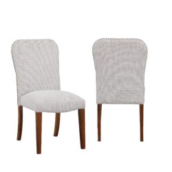 Sophia - Dining Chair With Nail Heads (Set of 2) - Espresso